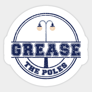 Vintage Grease The Poles Philadelphia Baseball Sticker